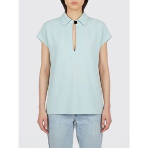 Incotex Women Crepe Polo Shirt Incotex